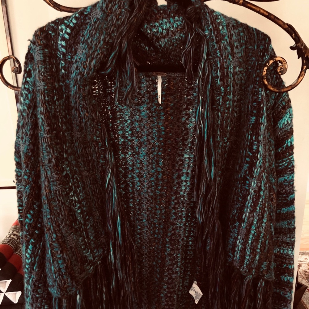 Free People Fringe Sweater